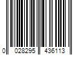 Barcode Image for UPC code 0028295436113