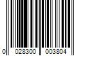 Barcode Image for UPC code 0028300003804