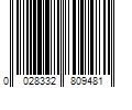 Barcode Image for UPC code 0028332809481