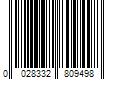 Barcode Image for UPC code 0028332809498