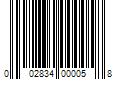 Barcode Image for UPC code 002834000058