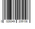 Barcode Image for UPC code 0028349205108