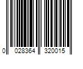 Barcode Image for UPC code 0028364320015