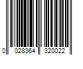 Barcode Image for UPC code 0028364320022