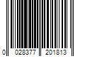 Barcode Image for UPC code 0028377201813