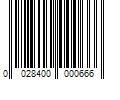 Barcode Image for UPC code 0028400000666