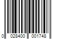 Barcode Image for UPC code 0028400001748