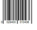 Barcode Image for UPC code 0028400010436