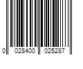 Barcode Image for UPC code 0028400025287