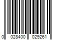 Barcode Image for UPC code 0028400029261