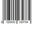 Barcode Image for UPC code 0028400034784