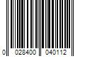 Barcode Image for UPC code 0028400040112