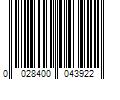 Barcode Image for UPC code 0028400043922