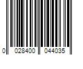 Barcode Image for UPC code 0028400044035