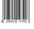 Barcode Image for UPC code 0028400147408