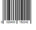 Barcode Image for UPC code 0028400152242