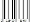 Barcode Image for UPC code 0028400183918