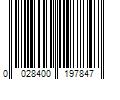 Barcode Image for UPC code 0028400197847