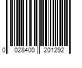 Barcode Image for UPC code 0028400201292