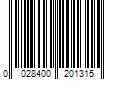 Barcode Image for UPC code 0028400201315