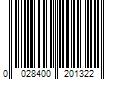 Barcode Image for UPC code 0028400201322. Product Name: Frito-Lay Lay s Chile LimÃ³n Flavored Potato Chips  7.75 Ounce Bag