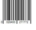 Barcode Image for UPC code 0028400211772