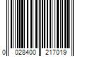 Barcode Image for UPC code 0028400217019