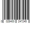 Barcode Image for UPC code 0028400247245