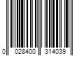 Barcode Image for UPC code 0028400314039