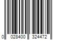 Barcode Image for UPC code 0028400324472