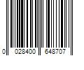 Barcode Image for UPC code 0028400648707