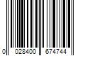 Barcode Image for UPC code 0028400674744