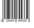 Barcode Image for UPC code 0028400694339