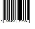 Barcode Image for UPC code 0028400720304