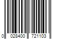 Barcode Image for UPC code 0028400721103