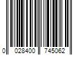 Barcode Image for UPC code 0028400745062