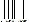 Barcode Image for UPC code 0028400752039