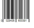 Barcode Image for UPC code 0028435600381