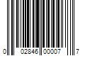 Barcode Image for UPC code 002846000077