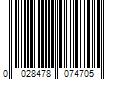 Barcode Image for UPC code 0028478074705