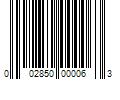 Barcode Image for UPC code 002850000063