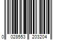 Barcode Image for UPC code 0028553203204