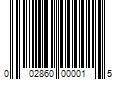 Barcode Image for UPC code 002860000015