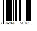 Barcode Image for UPC code 0028617430102