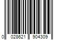 Barcode Image for UPC code 0028621904309