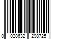 Barcode Image for UPC code 0028632298725