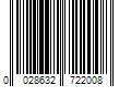 Barcode Image for UPC code 0028632722008