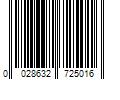 Barcode Image for UPC code 0028632725016