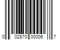 Barcode Image for UPC code 002870000067