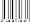 Barcode Image for UPC code 0028765365165